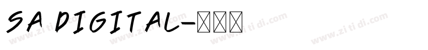 sa digital字体转换